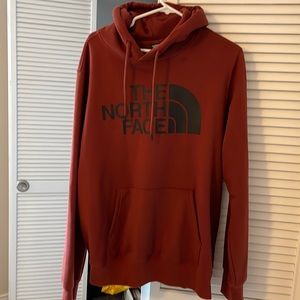 North Face Large Hoodie. Burnt Orange